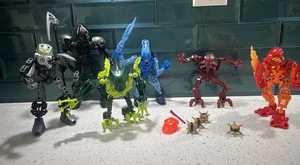 Lote De 6 Figuras Lego Bionicle Leyendas Glatorianas Años 2000 Raras (algunas incompletas) - Imagen 1 de 17