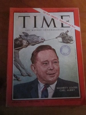 MAGAZINE TIME THE WEEKLY NEWS MAGAZINE SOUTH PACIFIC EDITION JANUARY 1965  ***** - Image 1 of 2