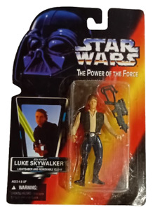 Star Wars Han Solo Bootleg figure on Luke card 1990's POTF2 Knock Off