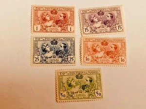 SPAINISH MADRID EXPO INDUSTRIAS POSTAGE STAMP LOT - Picture 1 of 2