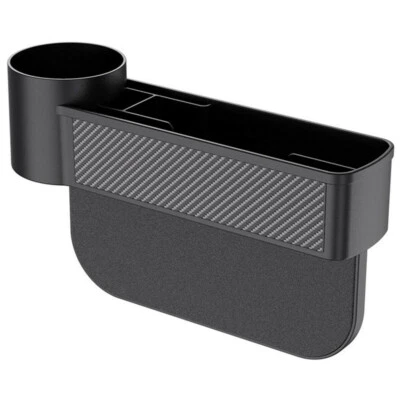 Car Seat Gap Filler Storage Box Crevice Side Catcher Pocket Cup Holder Organizer - Image 1 of 4
