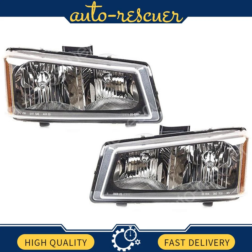 TYC Left Right Headlamp Headlight 2x for 2005-2006 Chevrolet Avalanche 2500 - Image 1 of 4