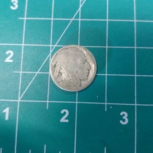Moneta nichel testa di bufalo indiano USA data sconosciuta, senza marchio di zecca - Foto 1 di 7