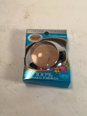 Physicians Formula Mineral Wear Talc Free PEACHY GLOW BRONZER 1103 Powder NEW - Image 1 of 4