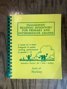 Diagnostic Reading Inventory for Primary and Intermediate Grades (Spiral) Gr 1-8 - Picture 1 of 4