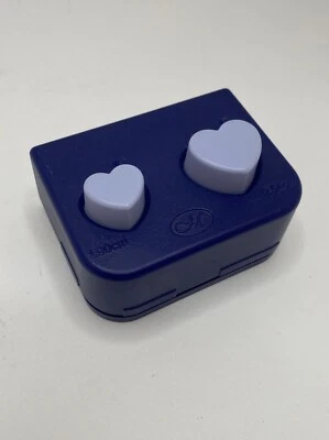 Creative Memories 1" & ¾ " Small Heart Double Punch Paper Cards Scrapbook - Image 1 of 4