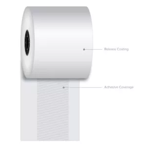 3 1/8" (80 mm) x 170' Iconex Full-Tack Sticky Media Linerless Labels (12 rolls) - Picture 1 of 1