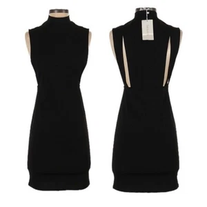 Lucy Paris Black Bodycon Cutout Sleeveless Little Black Dress Size S NWT - Picture 1 of 9