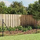 NNEVL Wire Mesh Fence with Spike Anchors Anthracite 1.1x25 m