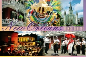 French Quarter New Orleans Louisiana Unposted Postcard  - Picture 1 of 2