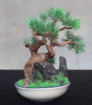 Уникальное поддельное дерево бонсай, искусственный бонсай, дом и сад, домашний декор, ручная работа - Изображение 1 из 4