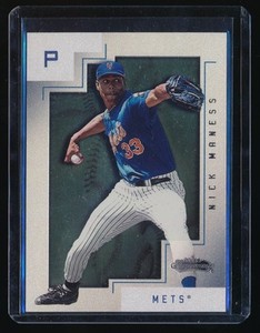 NICK MANESS 2001 FLEER SHOWCASE LEGACY #151 RS RC 25/50 NEW YORK METS