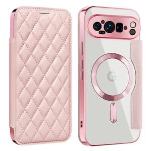 For Google Pixel 9 Pro XL 9 Pro 8 7A Magnetic Flip Leather Case with Card Holder - Picture 1 of 18