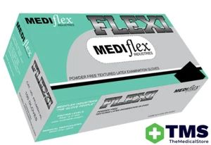 Mediflex Flexi Powder Free Latex Examination Gloves - Box/100 - Picture 1 of 1