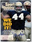 Jim Flanigan signed Notre Dame Sports Illustrated Full Magazine 11/22/1993- JSA