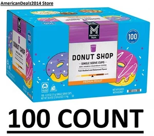 Member’s Mark Donut Shop Medium Roast Coffee Pods, Single Serve Cups (100 ct.) - Picture 1 of 7
