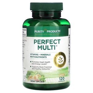 Purity Products Perfect Multi 120 Capsules Dairy-Free, No Artificial Colors, No - Picture 1 of 2