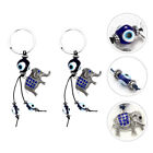 2x türkisch böser Augen Keychain, Blau, Elefant, Schlüsselring