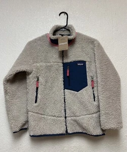 Patagonia 65625FA23 Kids Classic Retro-X Jacket Boa Fleece Stand Collar Sz M-10 - Picture 1 of 9