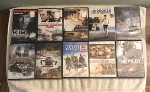 Military Movies DVD Lot Of 15 - Brand New - U-571, Midway, Dunkirk, The Pilot - Picture 1 of 9