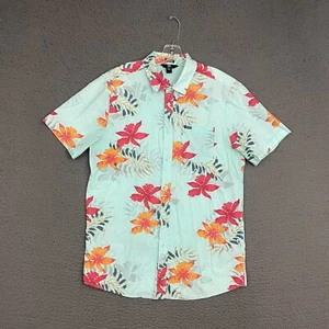 Volcom Shirt Mens XL Modern Fit Multicolor Floral Button Up Skater Casual Dad - Picture 1 of 7