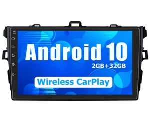 Android 10.0 9" screen 2GB+32GB Car Radio for Toyota Corolla 2006-2012 - Picture 1 of 5