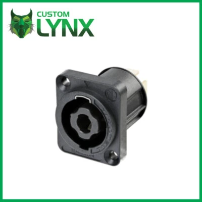8 (OCHO) x Neutrik NL4MPXX 4 polos Speakon Chasis Socket. Conector de altavoz PRO