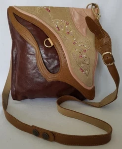 Authentic Bracher Emden Ladies Designer Swarovski Crystal Leather Crossbody Bag - Picture 1 of 12