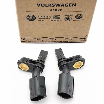 2x Original Volkswagen ABS Sensor Vorne L/R Für VW Polo Fox Audi A1 Seat Skoda - Bild 1 von 4