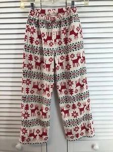 Hanna Andersson size 130 8 flannel dear deer pj pants - Picture 1 of 5