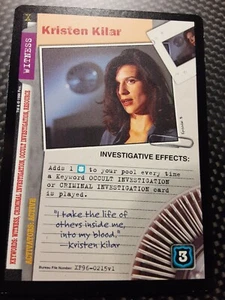 USPC The X-Files CCG - Premiere - MINT RARE Witness Card # 215 KRISTEN KILAR - Picture 1 of 1