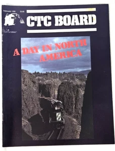 Feb 1988 CTC Board Railroad Train Magazine A Day in North America BN Extra 8071 - Picture 1 of 1