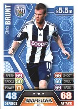 2013-14 Topps Match Attax English Premier League #334 Chris Brunt