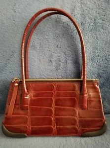 Gorgeous Designer Pino Carina Italy Burgundy Leather Purse - Picture 1 of 8