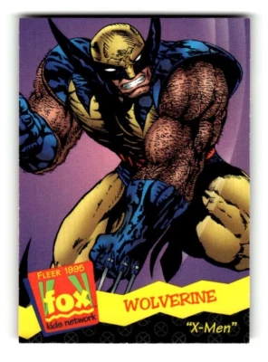 1995 Fox Kids Network X-Men Collectible Trading Card #91 Wolverine - Image 1 of 4