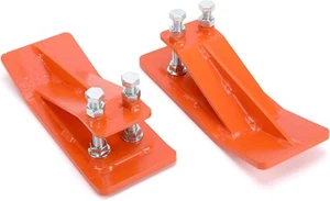 2Pcs Tractor Bucket Protector,Bucket Edge Anti-Skid Device,Double Hexagon Lock N - Picture 1 of 7