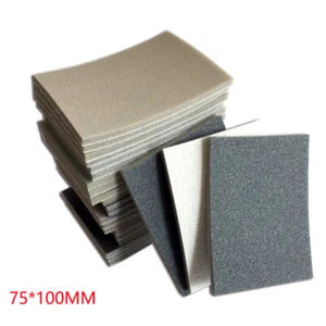 75x100mm Foam Sanding Block Wet/Dry Bodywork 300-3000 Grit Sandpaper Sponge Pads - Picture 1 of 5