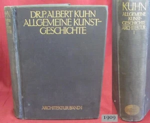 1909 ANTIQUE GERMAN BOOK HISTORY OF ART – ARCHITECTURE Vol. I RARE - Picture 1 of 14