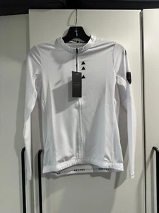 Neopro Crisp Long Sleeve Jersey, Unisex Cycling Jersey, White, XS, BNWT - Picture 1 of 6