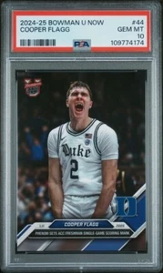 COOPER FLAGG - 2024-25 Bowman U Now #44 “PHENOM” - PSA 10 Gem Mint - Picture 1 of 1