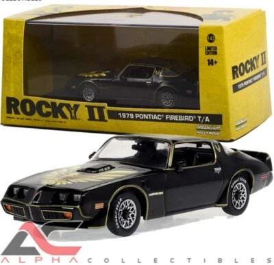 GREENLIGHT 86616 1:43 1979 PONTIAC TRANS AM (ROCKY II) BLACK - Image 1 of 2