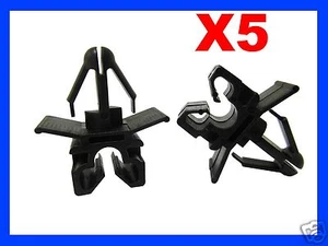 FOR FORD 5 SINGLE BRAKE PIPE HOSE CABLE PUSH FASTENER CLIPS FITTING - Picture 1 of 2
