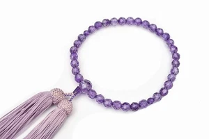 [Tienda de suministros budistas Hiruta] Cuentas de oración, cuentas de oración con una mano, para mujer - Imagen 1 de 6
