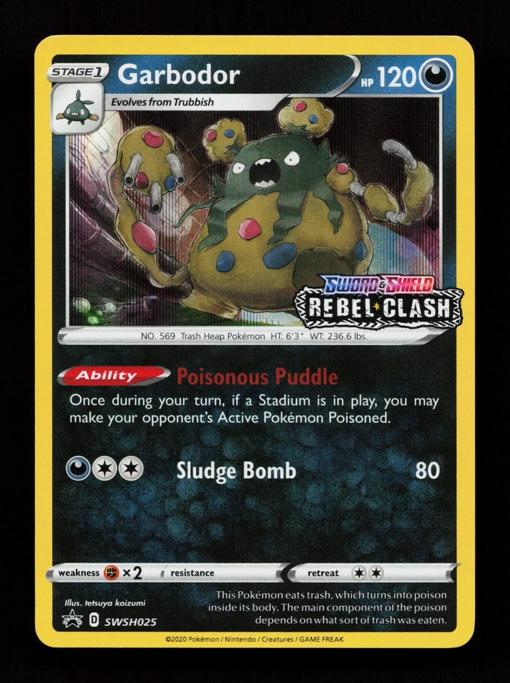 Garbodor SWSH025 Promo SWSH: Sword & Shield Promo Cards Pokémon Card - Image 1 of 2