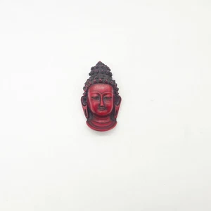 Resin Buddha Wall Hanging Mask-Small Size Red color - Picture 1 of 3