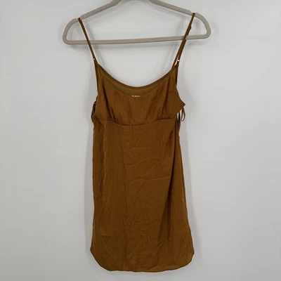 Vestido sin tirantes Intimately Free People para mujer pequeño marrón correa ajustable lazo lateral Foto 1 de 4