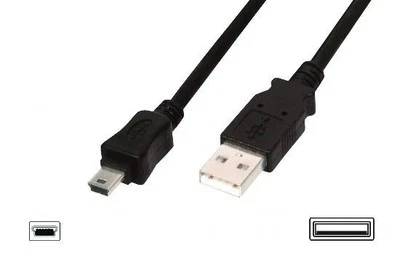 CAVO USB 2.0 MINI B 5 POLI MT. 3 - Immagine 1 di 3