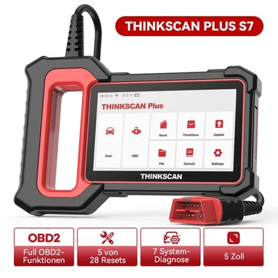 ThinkScan Plus S7 KFZ Auto Scanner Profi OBD2 KFZ OBD2 Diagnosegerät 5 Reset NEW - Bild 1 von 4