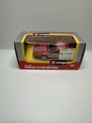 Bburago 1:43 Scale Die-Cast Model Car Boxed Ferrari 512BB Daytona 4106 NEW - Image 1 of 4