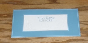 Original 1978 Cadillac Full Line Exterior Color Selections Verkaufsprospekt - Bild 1 von 2